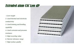 Extruded alum CAC Low dP