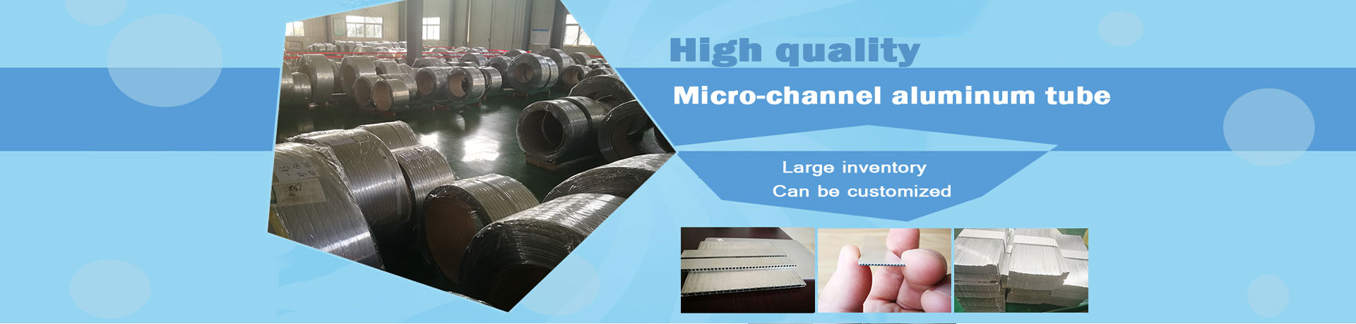 Microchannel aluminum tubes